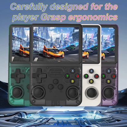 Open Source R36S Retro Handheld Video Game Console Linux System 3.5 Inch IPS Screen Portable Pocket Video Player 64GB Games